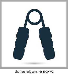 Expander sport tool icon on the background