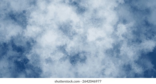 An expanse of boundless space adorned with ever-changing clusters of vaporous clouds

