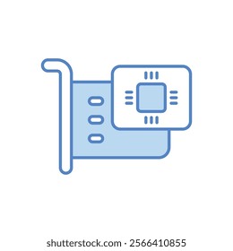 Expansion Card icon. Computer hardware icon design. vector graphic