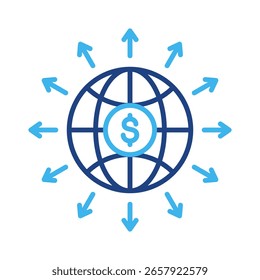 Erweiterungs-Icon-Element für Design