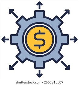 Erweiterungs-Icon-Element für Design