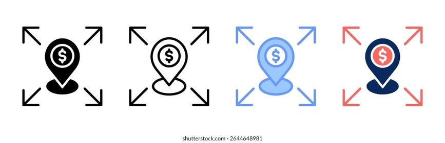Expansion icon sheet multiple style collection