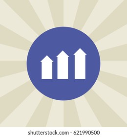 expansion icon. sign design. background