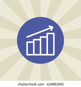 expansion icon. sign design. background