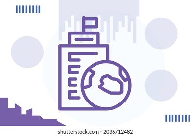 Expansion icon symbol sign from modern economy collection for mobile concept and web apps design. Business and finance related vector line icons. 