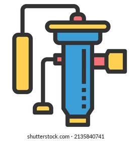 expansion valve icon vector illustration .