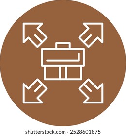 Expansion Vector Icon Design Symbol