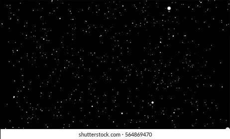 Expansive View of a Starry Night Sky: A Celestial Array of Twinkling White Dots Against a Deep Black Background, Evoking the Vastness and Mystery of the Universe