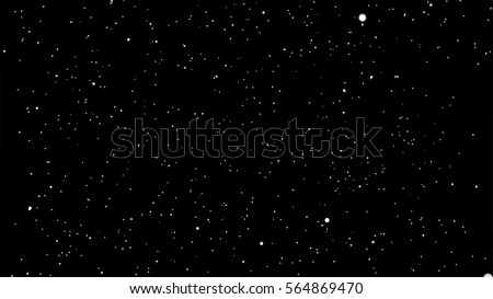 Expansive View of a Starry Night Sky: A Celestial Array of Twinkling White Dots Against a Deep Black Background, Evoking the Vastness and Mystery of the Universe