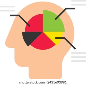 Expectancy theory concept, instrumentality and valence vector icon design, Boosting productivity abilities Symbol, business motivation Sign, Enterprise impetus stock illustration