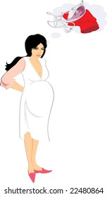 Expectant mother.