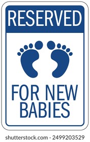 Expectant mother priority parking sign