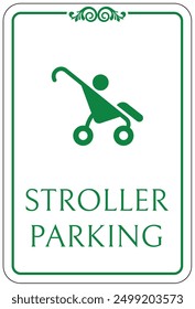 Expectant mother priority parking sign