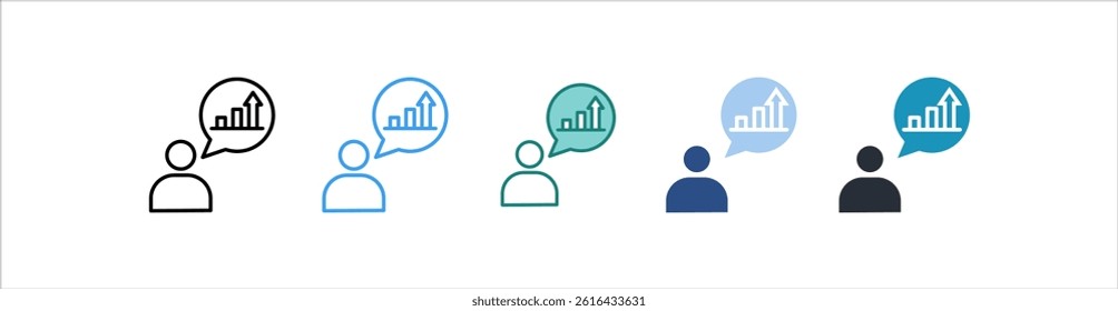 Expectation Icon In Different Style Vector