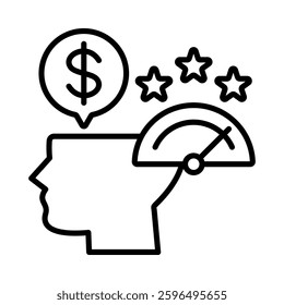 Expectation Icon Element For Design