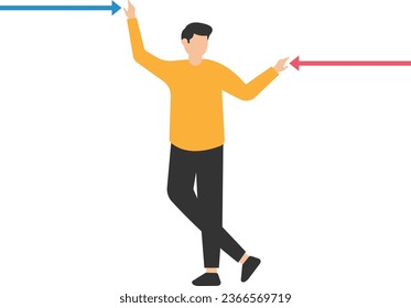 Expectation vs reality result, Aim high standard or ambition, Success and achieve goal, Challenge or hope, motivation and growth, Make an expectation, Other hand as result line

