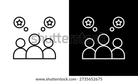 Expectation White Icon Set Design