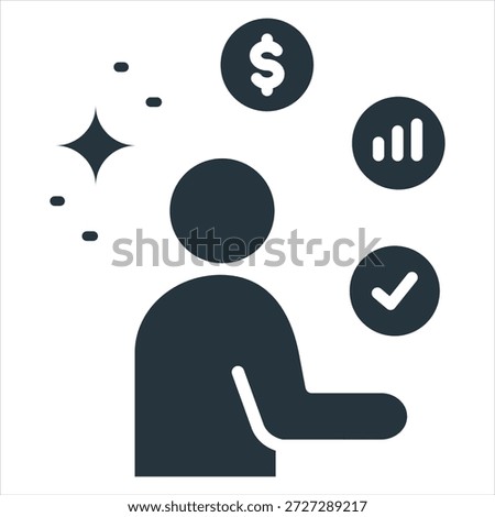 Expectations Glyph Icon Style Collection