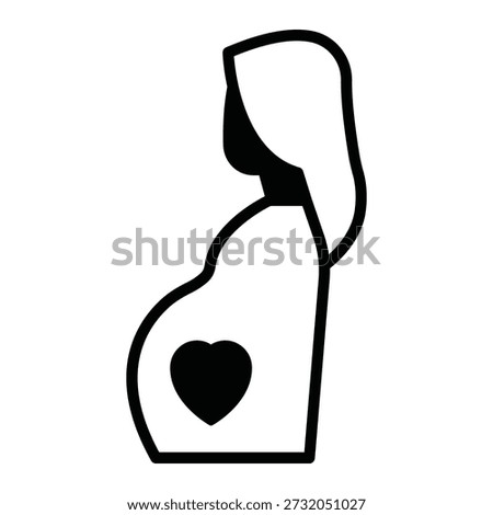  Expecting Mother Vector Icon which can easily modify or edit

