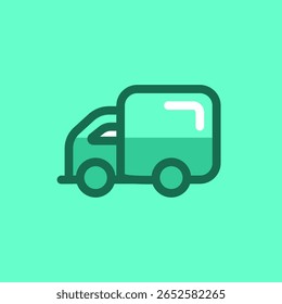 Expedition car icon design. Flat icon style