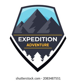 Expeditionszeichen einfach und elagan