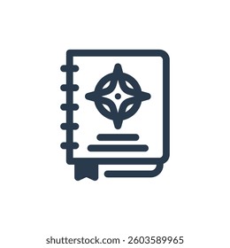 Expedition Journal for Expedition Vector Icon