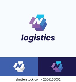 Logos für Expeditionslogistik, Logo für Cube Box