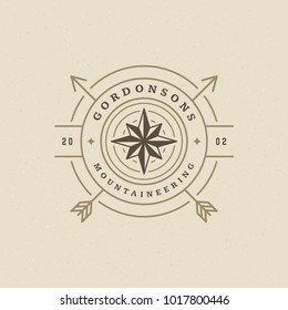 Expedition Logo Emblem Vector Illustration Outdoor Stock Vector ...