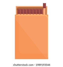 Expedition matches icon. Cartoon of Expedition matches vector icon for web design isolated on white background