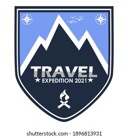 Expedition travel logo design in 2021
