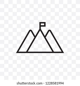 expedition vector linear icon isolated on transparent background, expedition transparency concept can be used for web and mobile