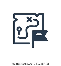 Expeditionary Exploration Tools for Adventure Vector Icon Illustration