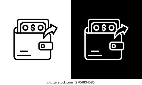 Dispêndio com Design de Conjunto de Ícones