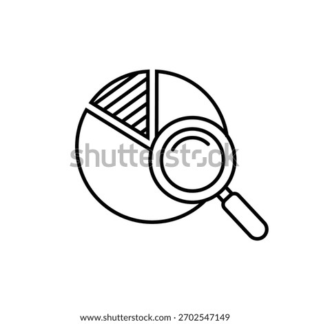 Expense analysis icon showing spending breakdown, budget tracking, cost optimization, financial review, money management and smart expense planning visuals
