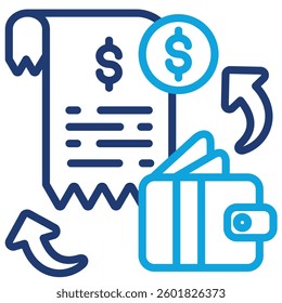 Expense Icon Element For Design