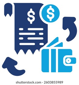 Expense Icon Element For Design