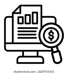 Expense Icon Element For Design