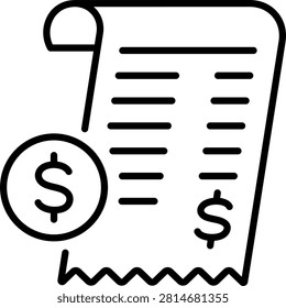 Expense Icon, Element For Design