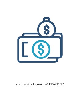 expense icon vector illustration style