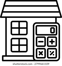 Expense Line Icon Vector Design