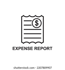 Expense Report Icon , Business Icon