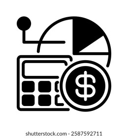 Expense Report line icon. Universal creative premium symbol. Vector sign icon logo template. Vector illustration