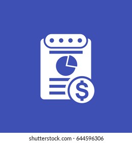 Expense Report Vector Icon