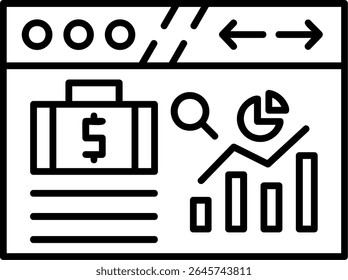 Expense Tracker Filled Style Icon Design