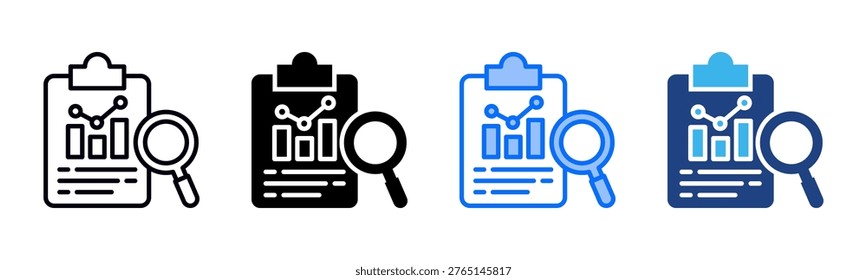 Expense Tracking icon set multiple style collection