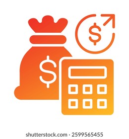 Expenses Icon Element For Design