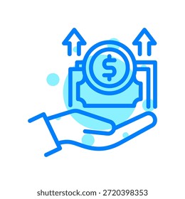 Ícone De Despesas Na Ilustração Do Vetor De Forma