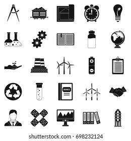 Expenses icons set. Simple set of 25 expenses vector icons for web isolated on white background