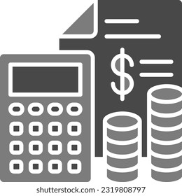 Icono vectorial de gastos. Se puede usar para imprimir, móviles y aplicaciones web.