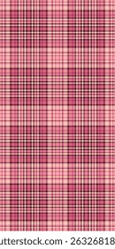 Expensive background seamless tartan, silk texture fabric check. Filigree vector textile plaid pattern in red and light colors palette.